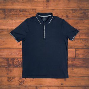Black Men's Armani Exchange Polo Shirt